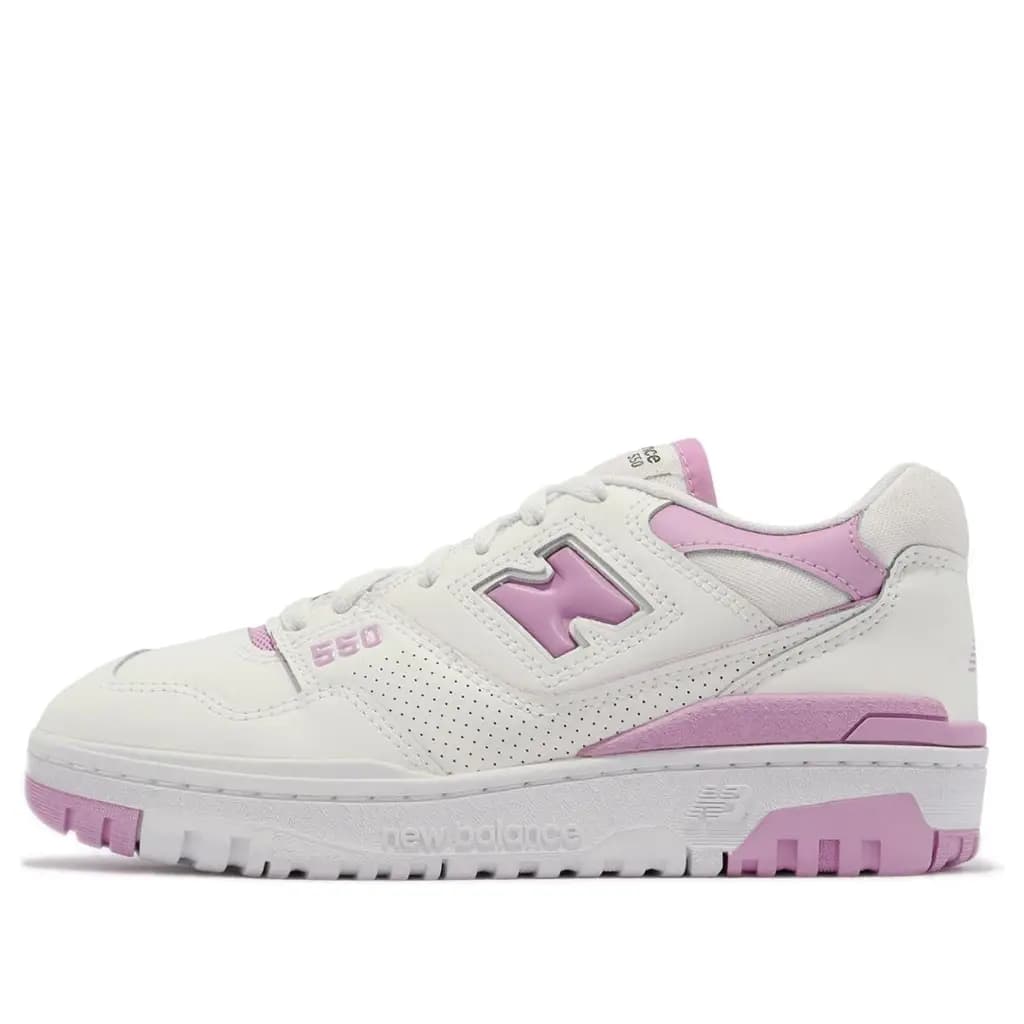 NEW BALANCE 550 - WHITE/PINK/WHITE