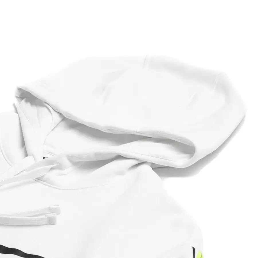 NIKE REPEAT OTH HOOD - SUMMIT WHITE/VOLT — (dx2028-122)