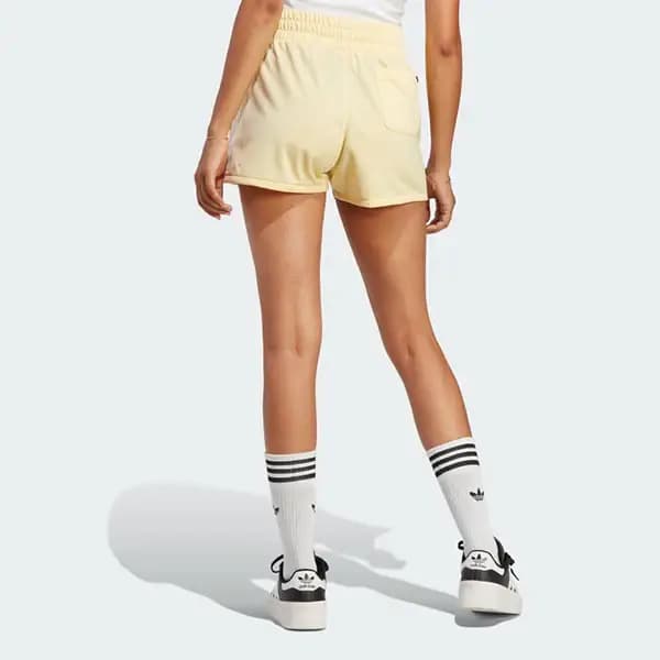 ADIDAS ORIGINALS W 3 STRIPE SHORT - ALMOST YELLOW — (ib7425)