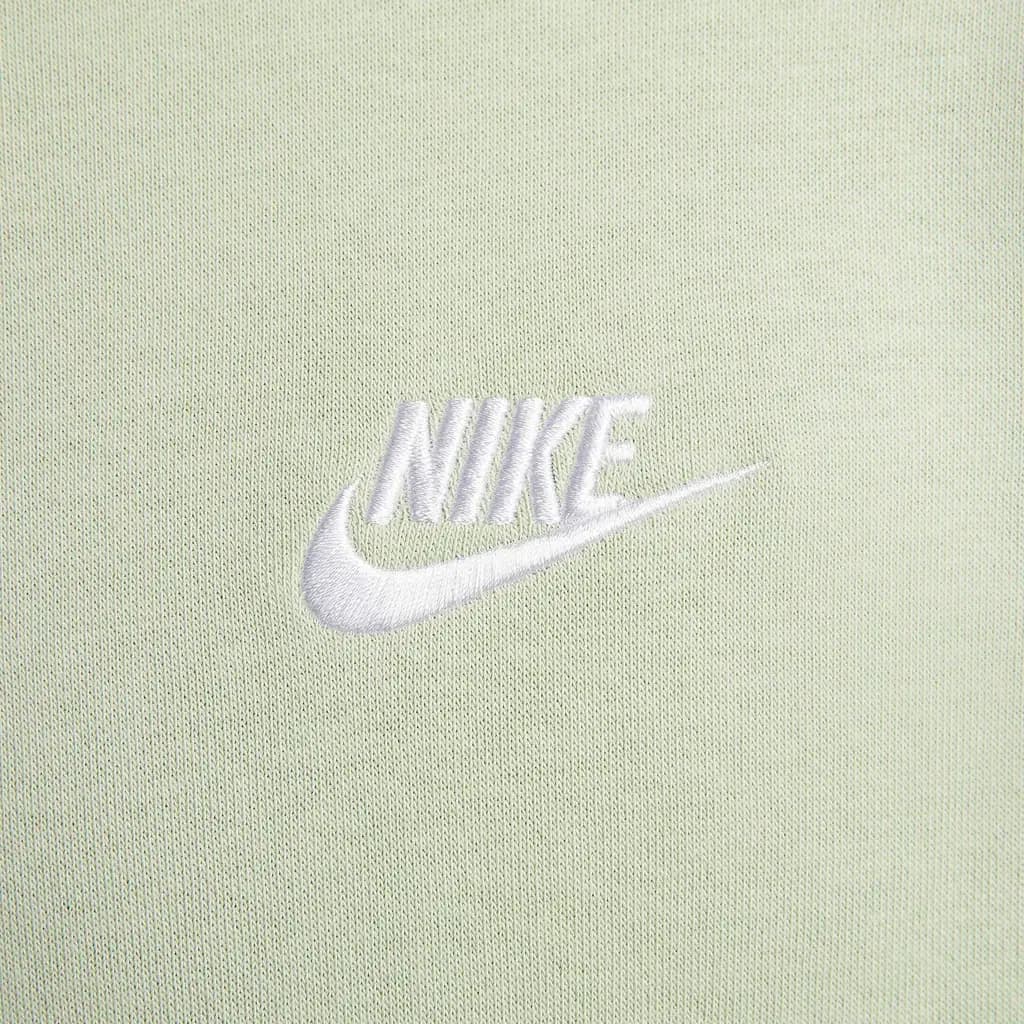 NIKE W CLUB FLC STD PO HDY - HONEYDEW/WHITE — (dq5793-343)