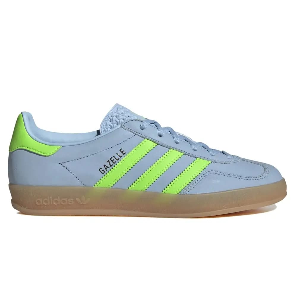 ADIDAS ORIGINALS WOMENS GAZELLE INDOOR LEATHER TRAINERS — (JI1372)