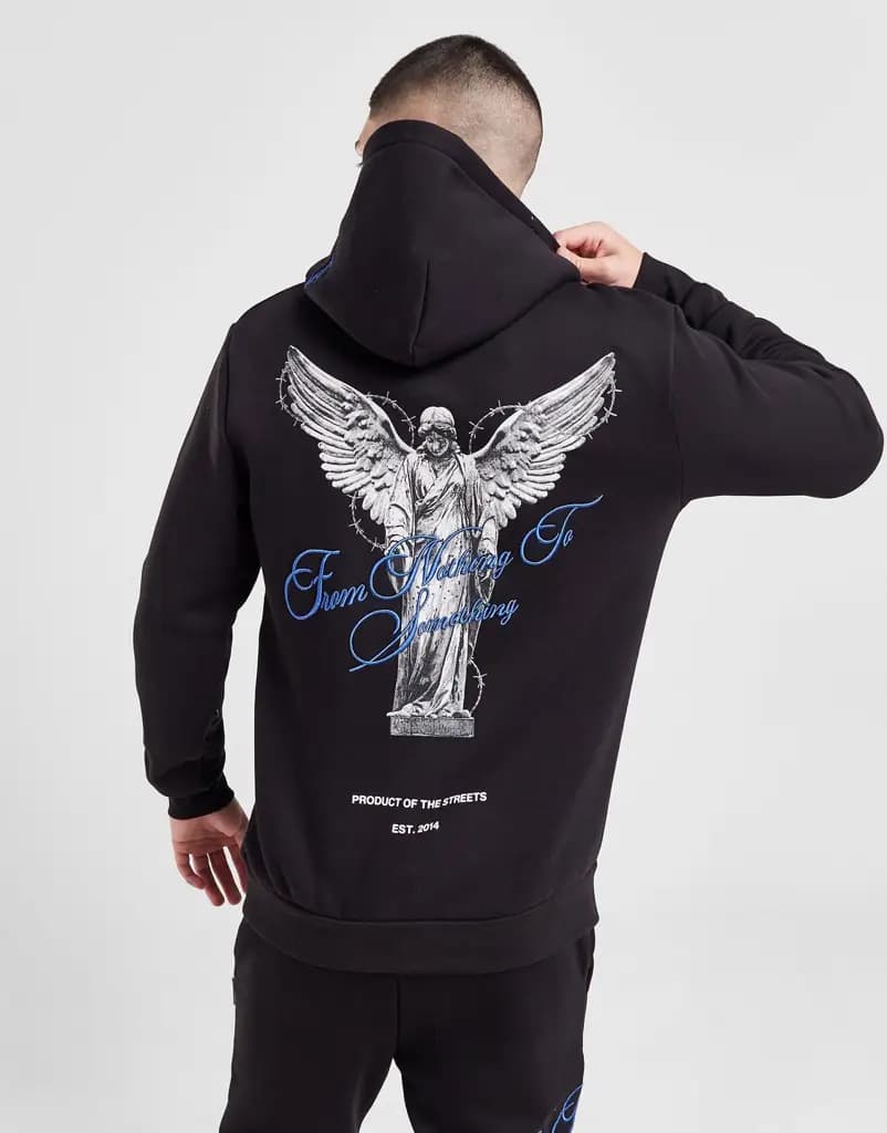 HOOD RICH OG TAKE FLIGHT V2 T-SHIRT - WEATHERVANE/LAVE SMOKE/WHITE