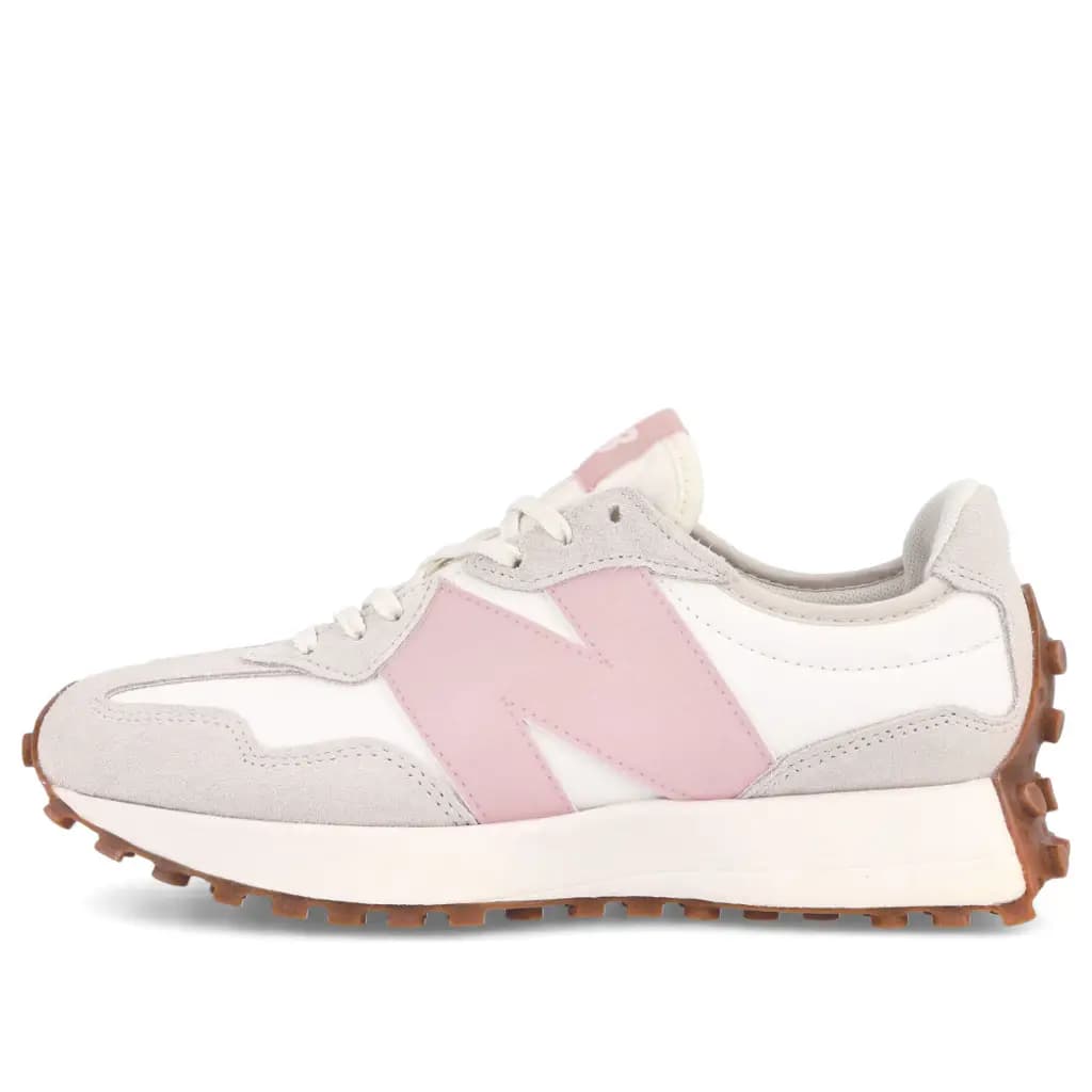 NEW BALANCE 327 - WHITE/DUSTY PINK/GUM