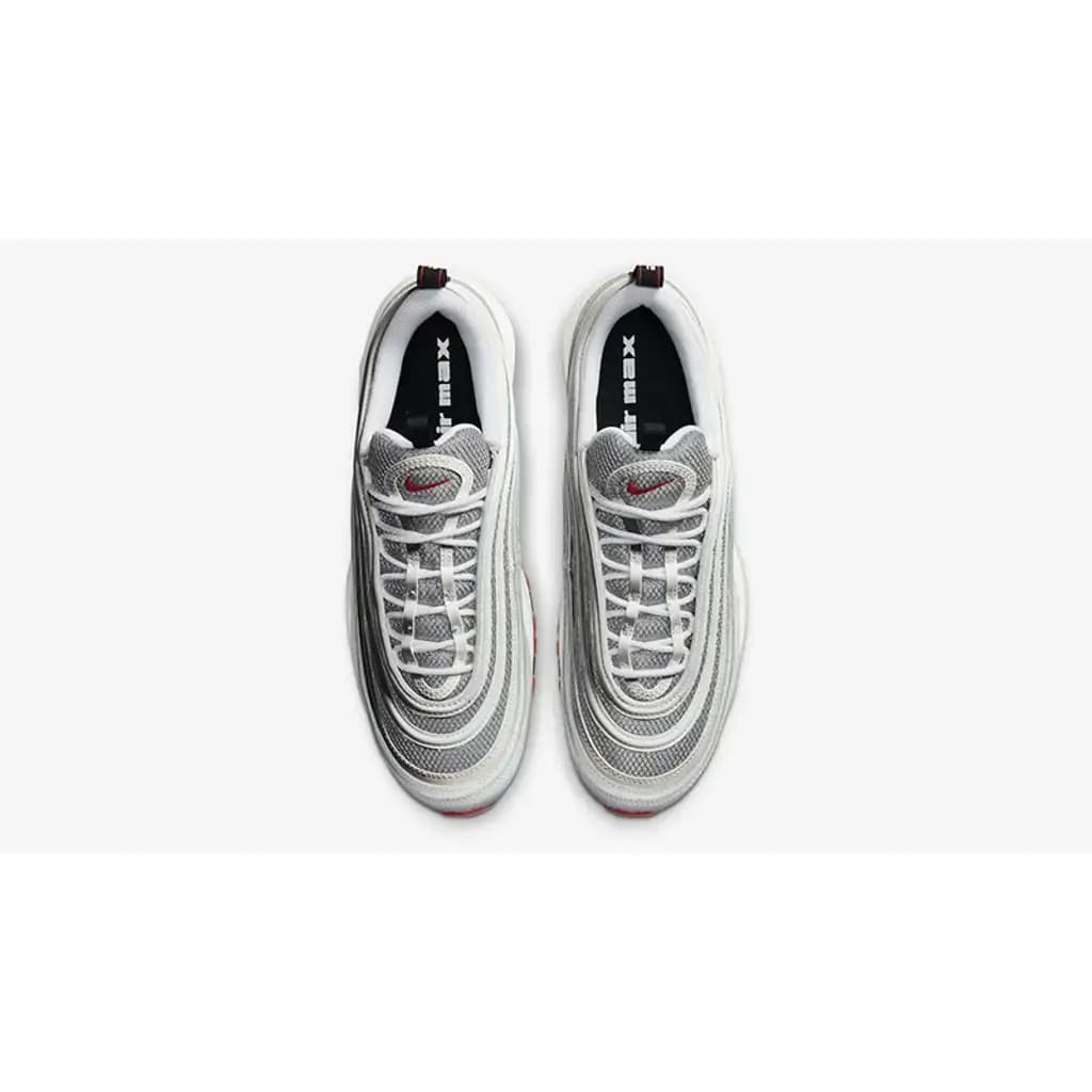 NIKE AM97 - WHITE /VARSITY RED PARTICLE GREY PHOTON DUST BLACK — (dm0027-100)