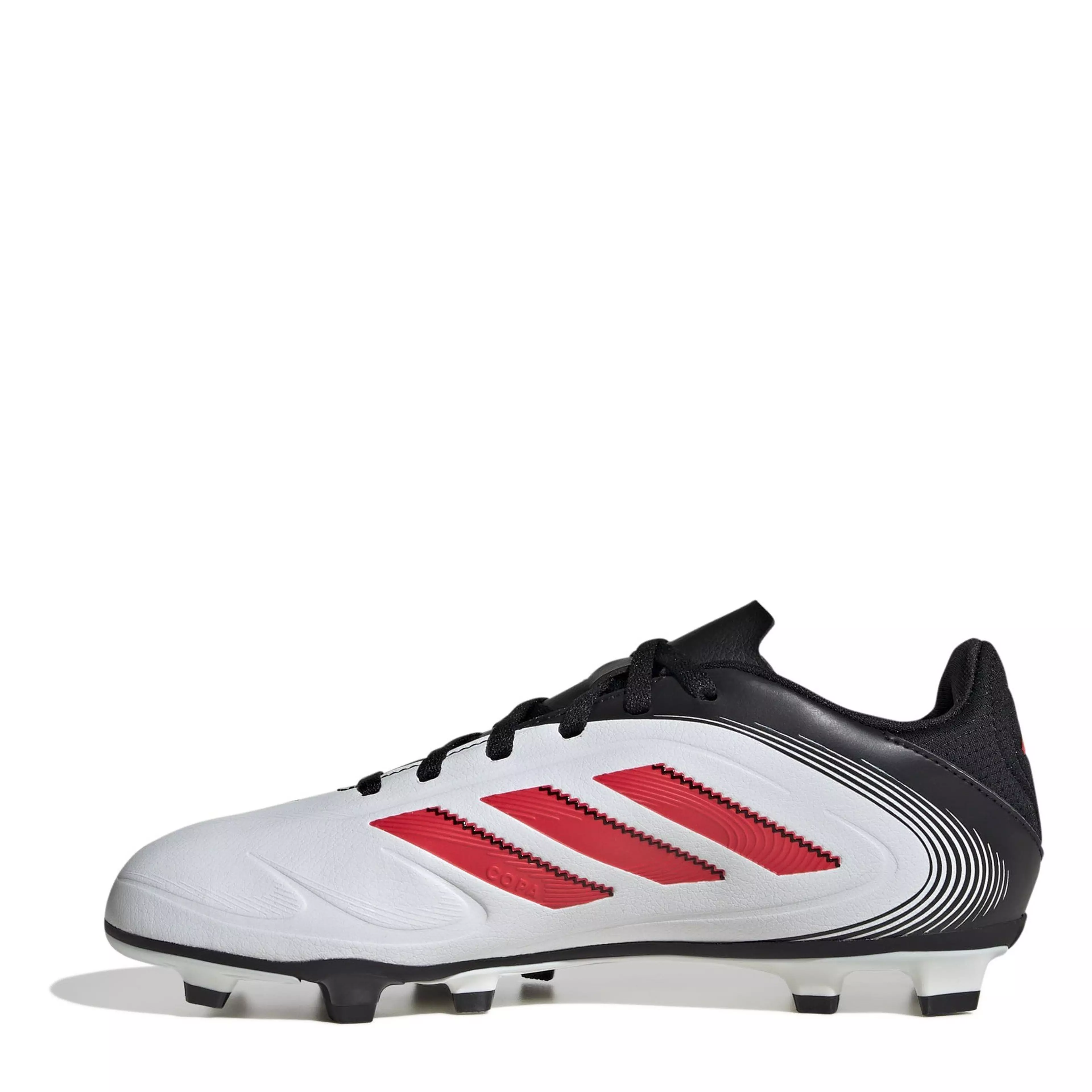 ADIDAS COPA PURE III CLUB FG/MG BOOTS JUNIOR - FOOTWEAR WHITE/LUCID RED/CORE BLACK