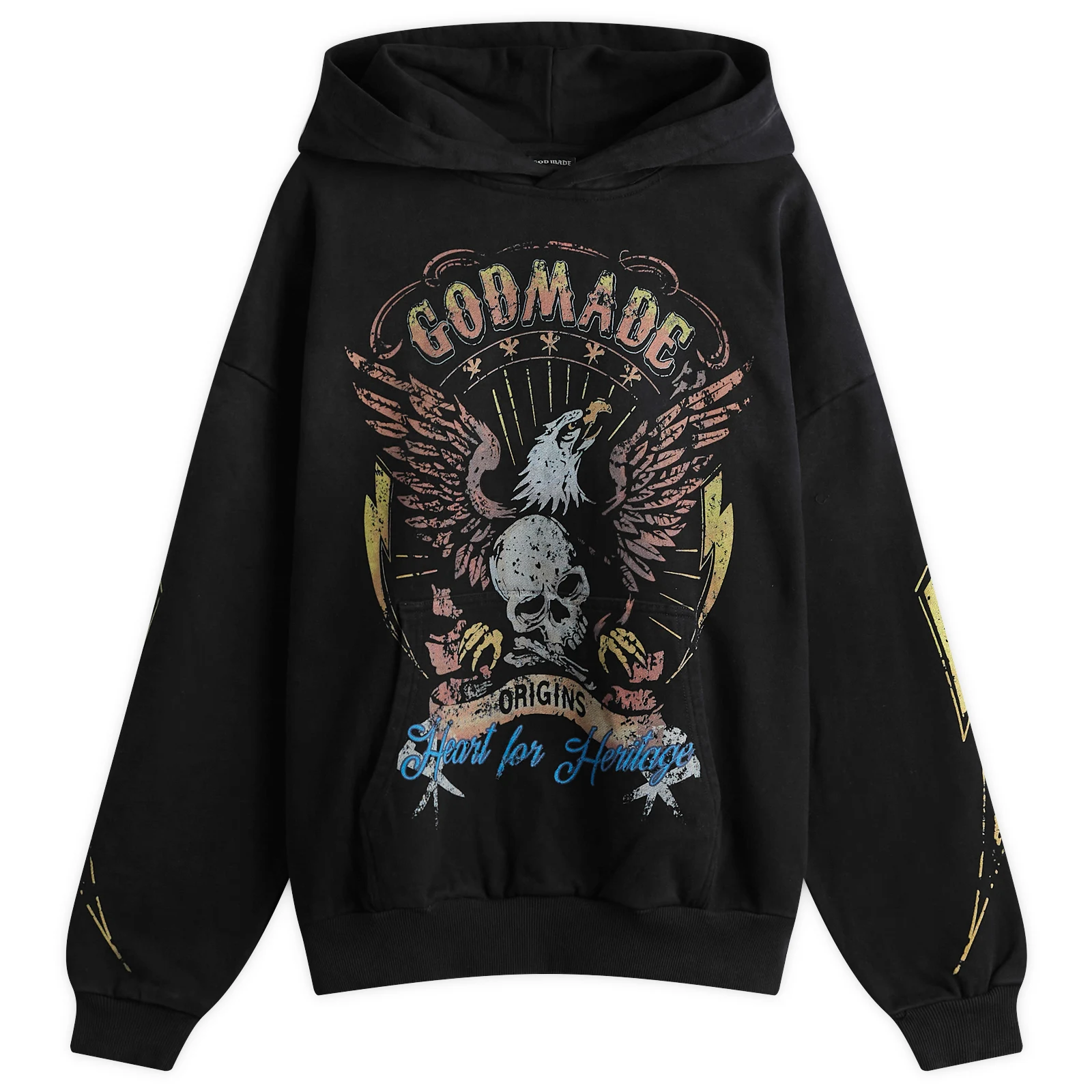 GODMADE ORIGINS HOODIE - BLACK