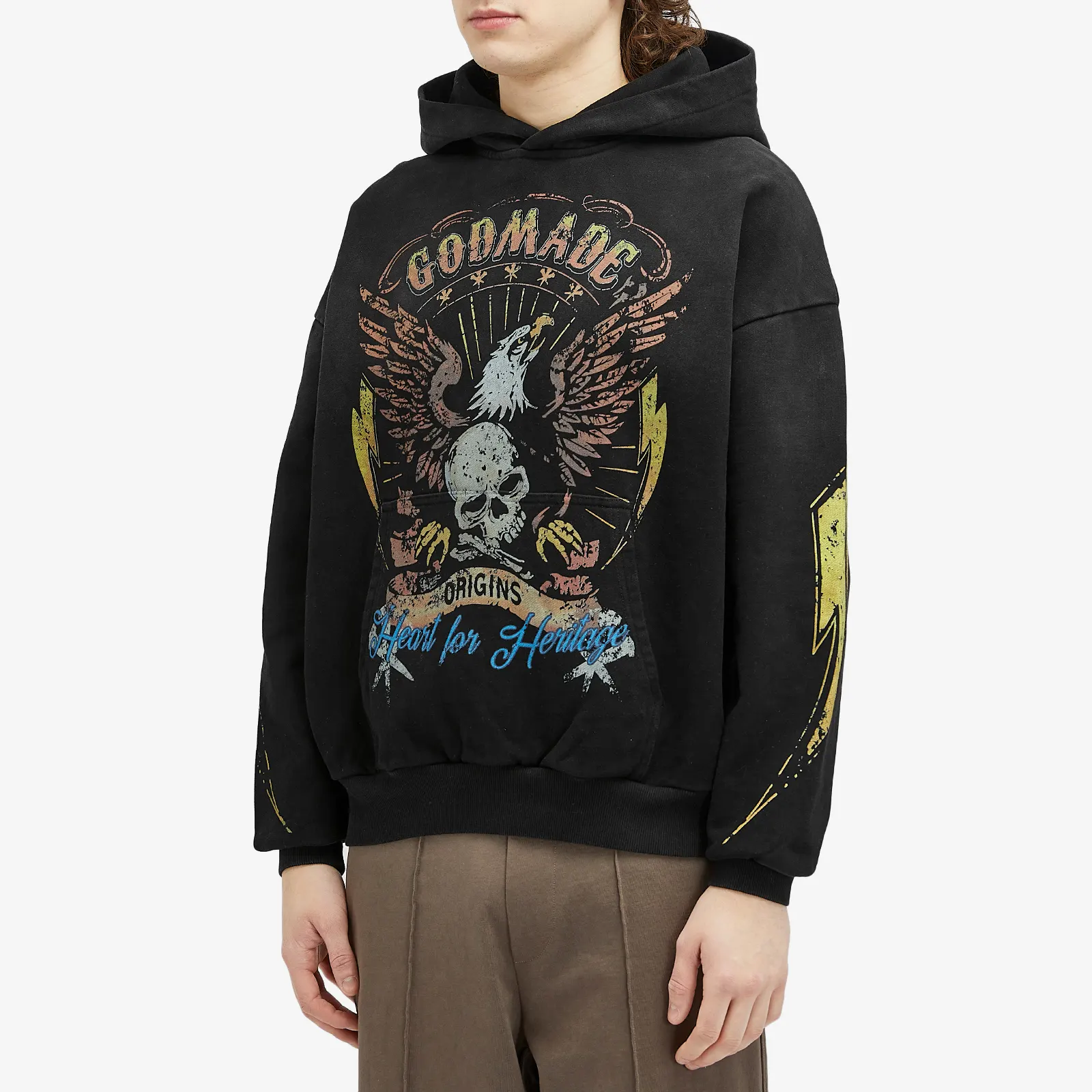GODMADE ORIGINS HOODIE - BLACK