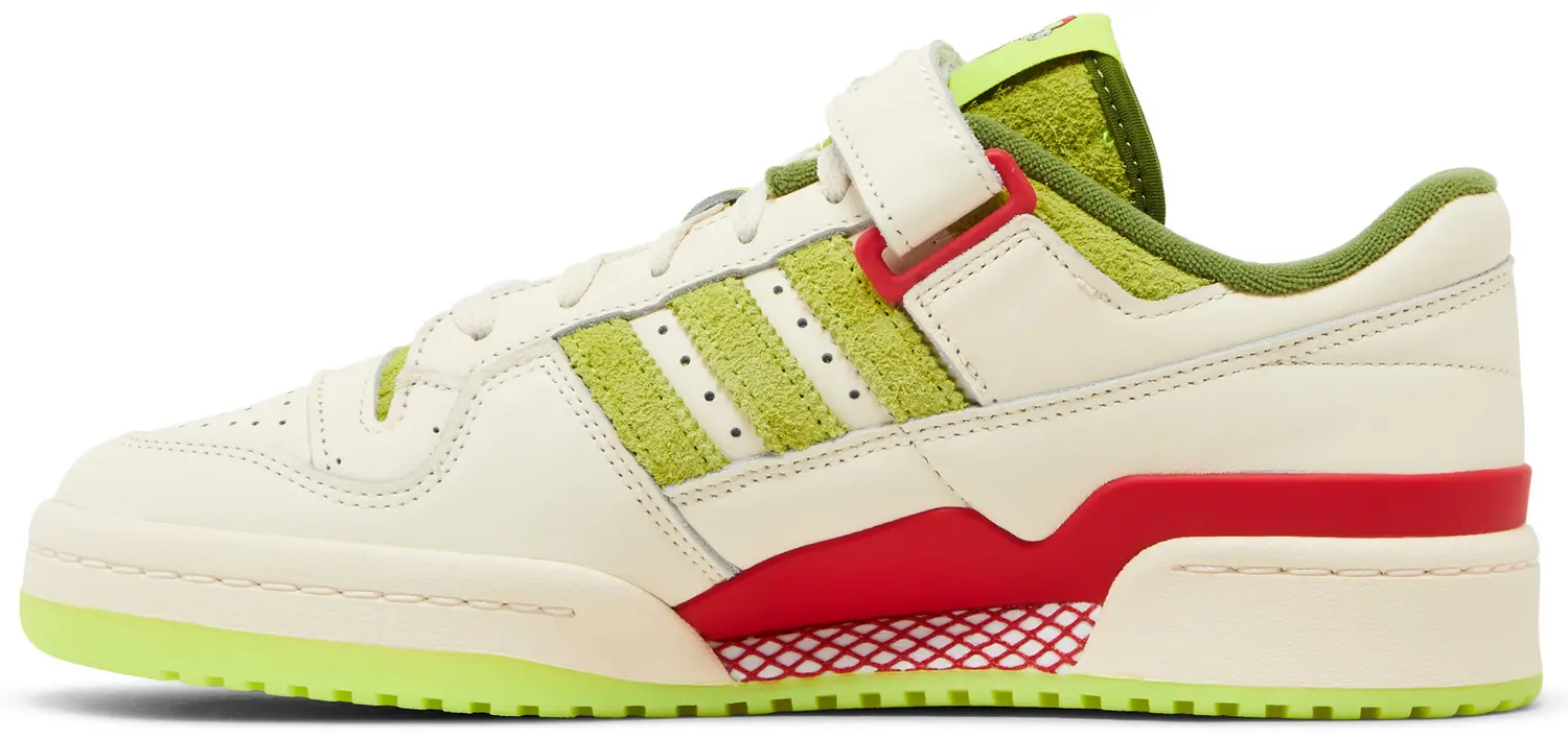 ADIDAS ORIGINALS x DR.SEUSS THE GRINCH FORUM LOW TRAINERS