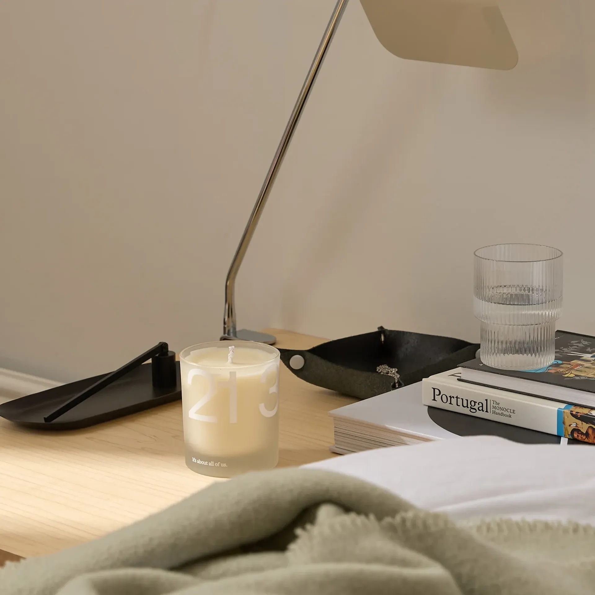 HAECKELS PEGWELL CANDLE - WHITE