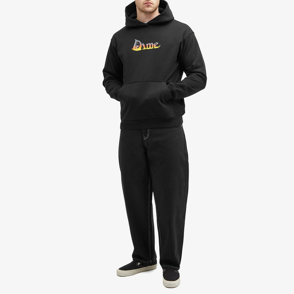 DIME CLASSIC SKYNET HOODIE - BLACK