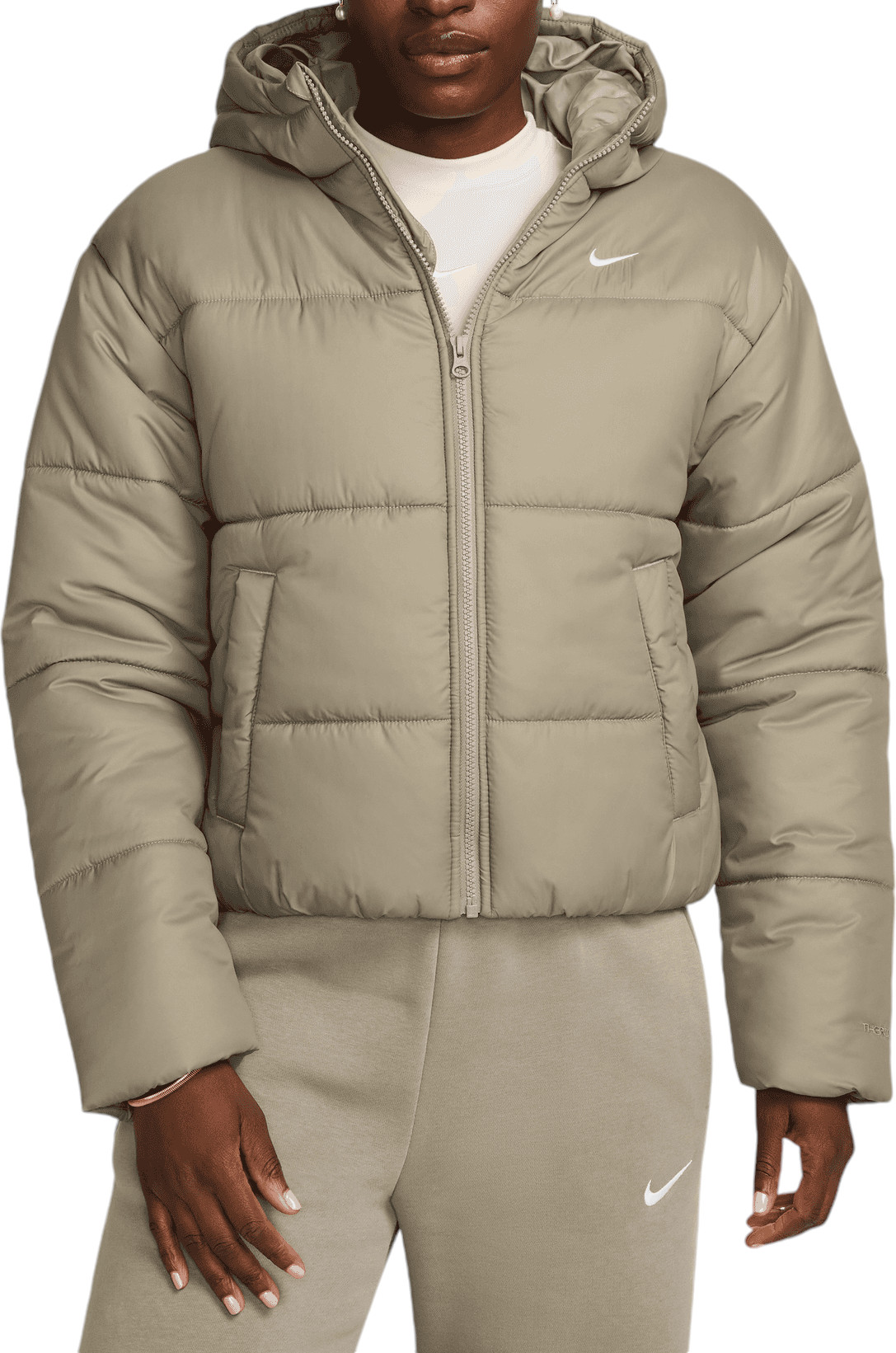 NIKE W NSW TF SYNFL NK CLSC PFR - LIGHT ARMY