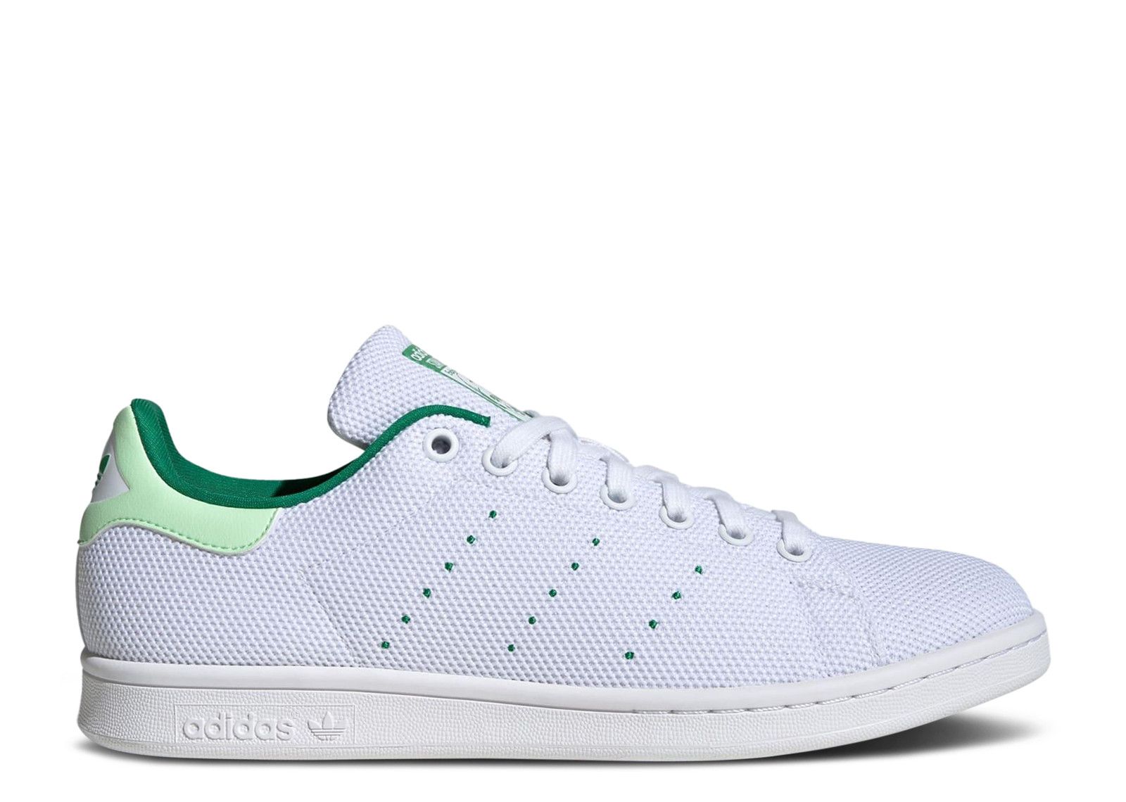 ADIDAS MENS ORIGINALS STAN SMITH TRAINERS - WHITE/GREEN