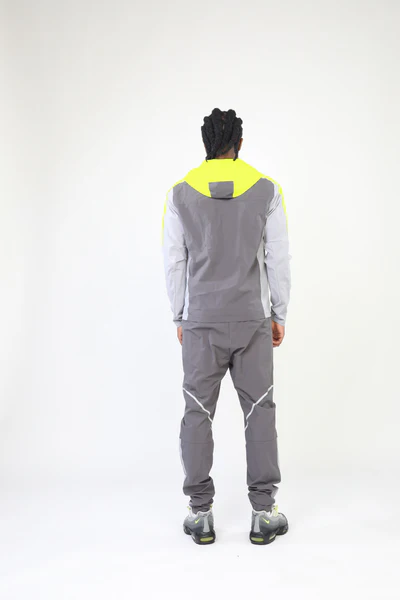 GRIID REFLECT HOOD - DARK GREY / LIGHT GREY/ VOLT