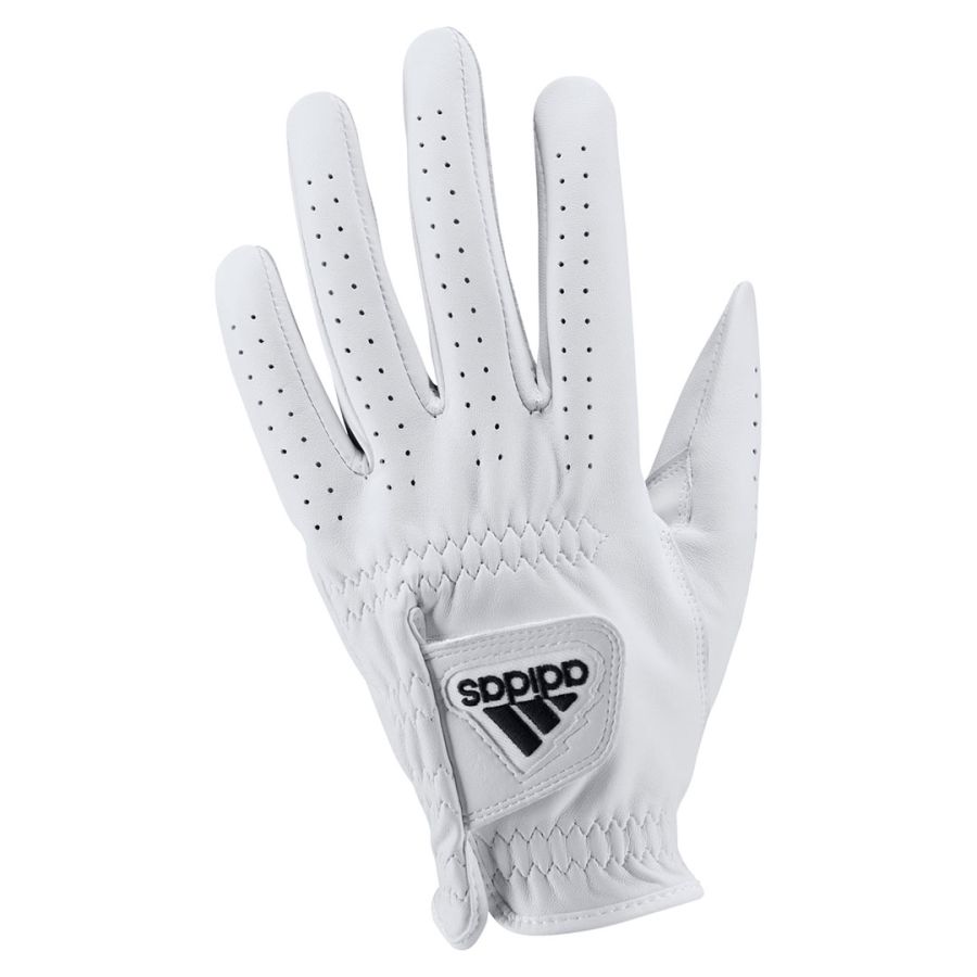 ADIDAS LEATHER GLOVE GOLF WHITE/BLACK