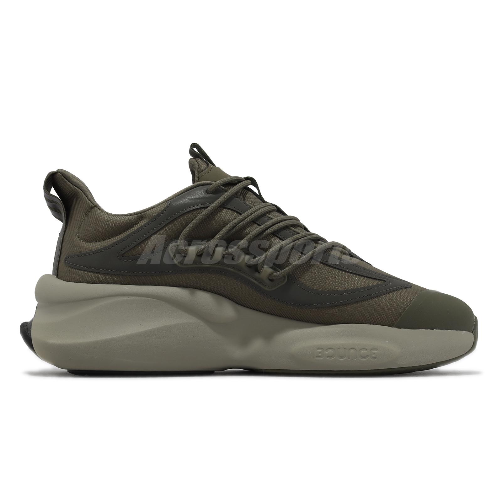 ADIDAS MENS AlphaBoost V1 TRAINERS   OLISTR/SHA