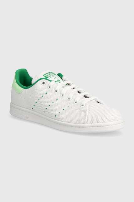 ADIDAS MENS ORIGINALS STAN SMITH TRAINERS - WHITE/GREEN
