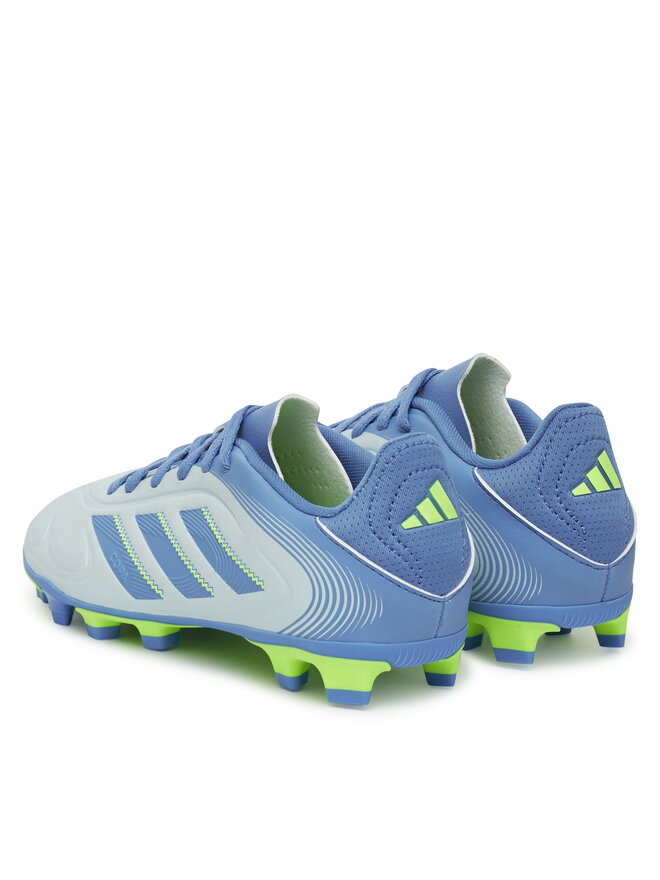 ADIDAS COPA PURE 3 CLUB FG/MG BOOTS KIDS - HALO BLUE/BLUE FUSION/LUCID LEMON