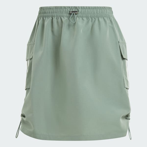 ADIDAS ORIGINALS W SG 3 STRP CARGO SKIRT - trace green