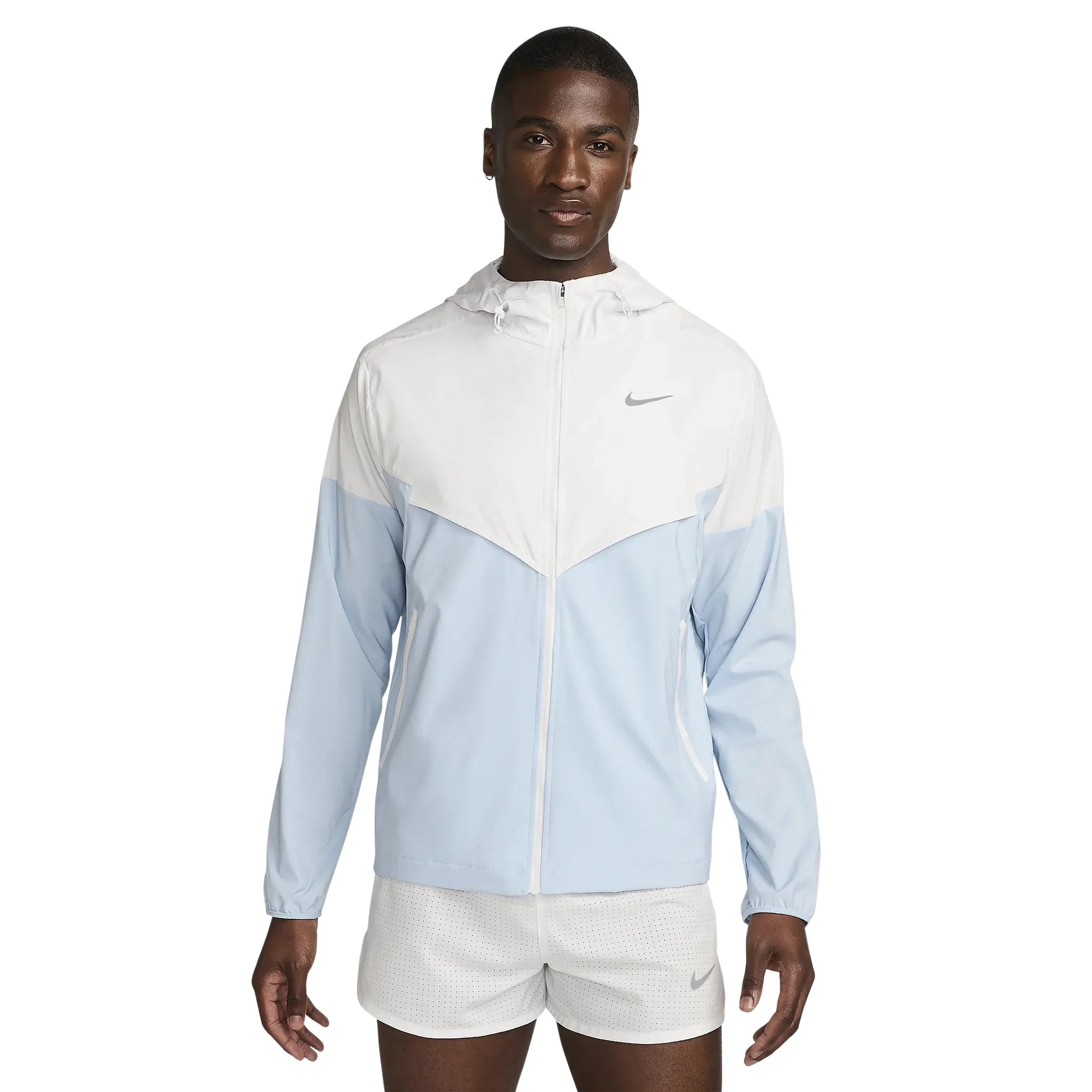 NIKE RUN REPEL UV WINDRUNNER - PLATINUM TINT/LT ARMORY BLUE