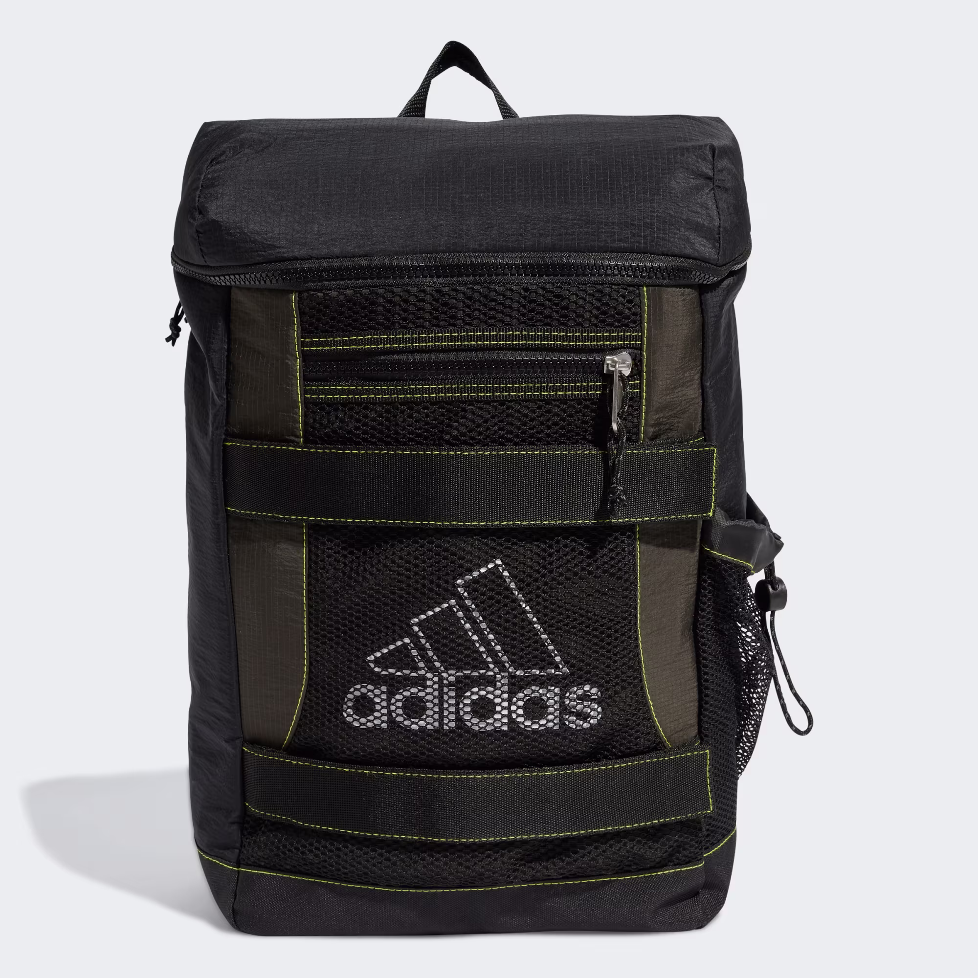 ADIDAS MIXED-MATERIAL BACKPACK WITH MULTIPLE POCKETS