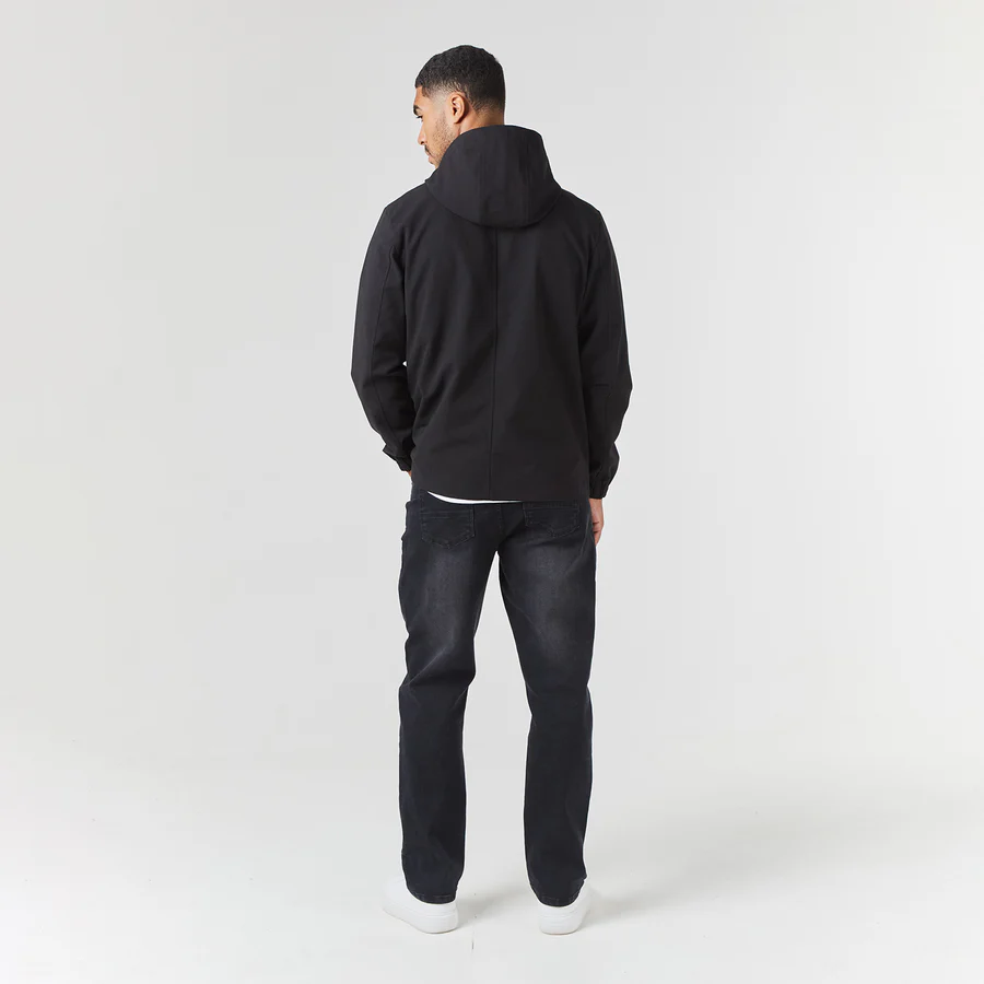 CLOSURE LONDON RIPSTOP PANELLED TECH JACKET - BLACK