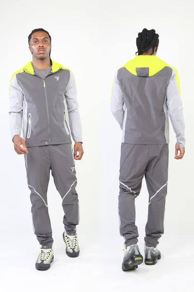 GRIID REFLECT HOOD - DARK GREY / LIGHT GREY/ VOLT
