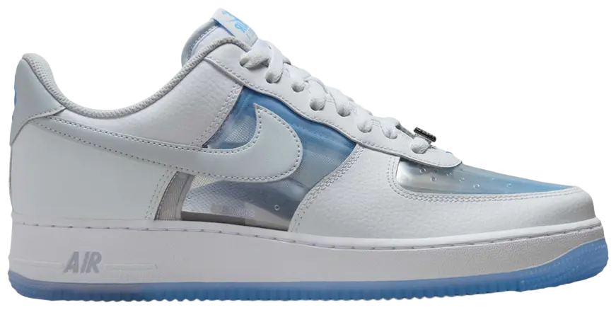 NIKE AIR FORCE 1 RETRO QS - WHITE/PURE PLATINUM-UNIV BLUE