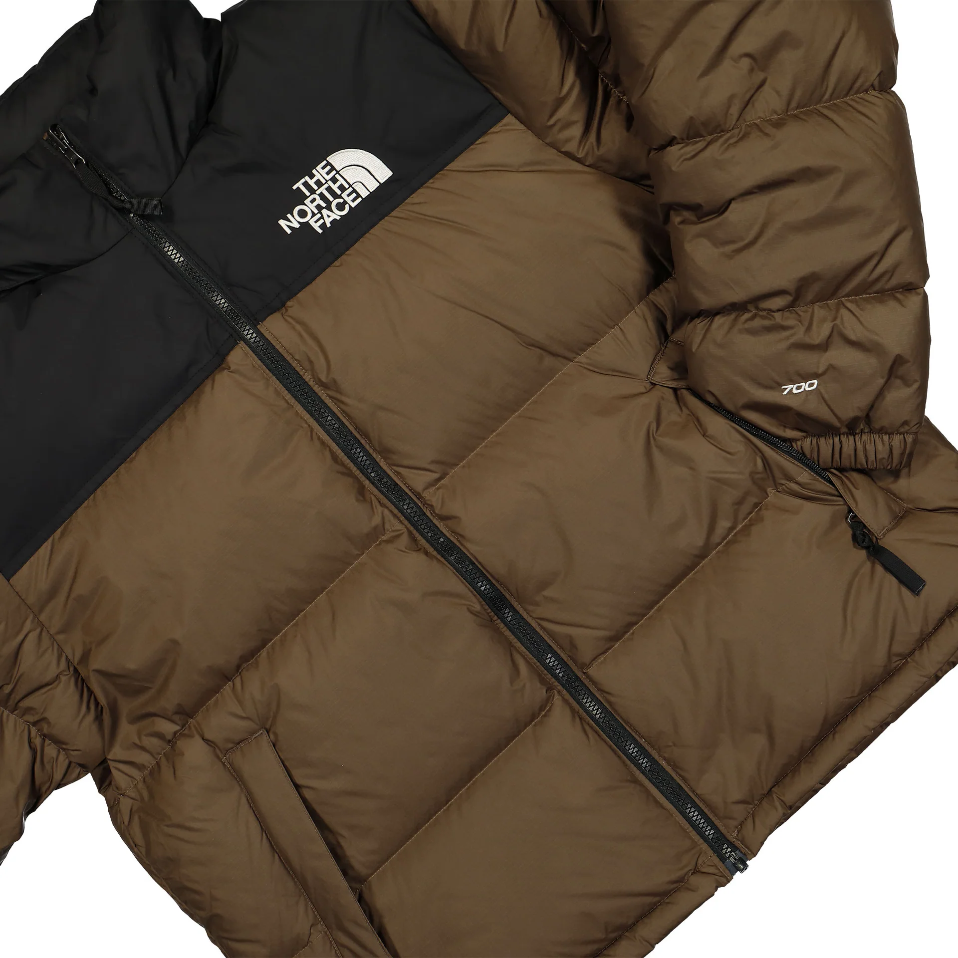 THE NORTH FACE M 1996 RETRO NUPTSE JACKET - SMOKEY BROWN/TNF BLACK