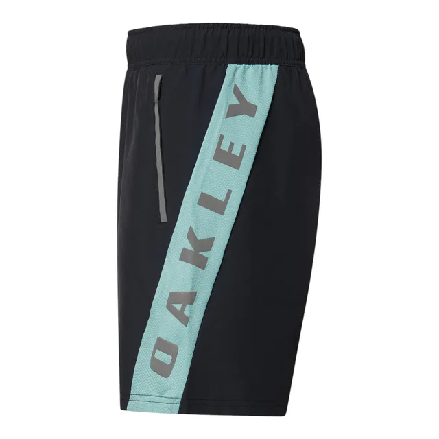 OAKLEY TRAINING SIDE PANEL SHORT - BLACKOUT / PACIFIC
