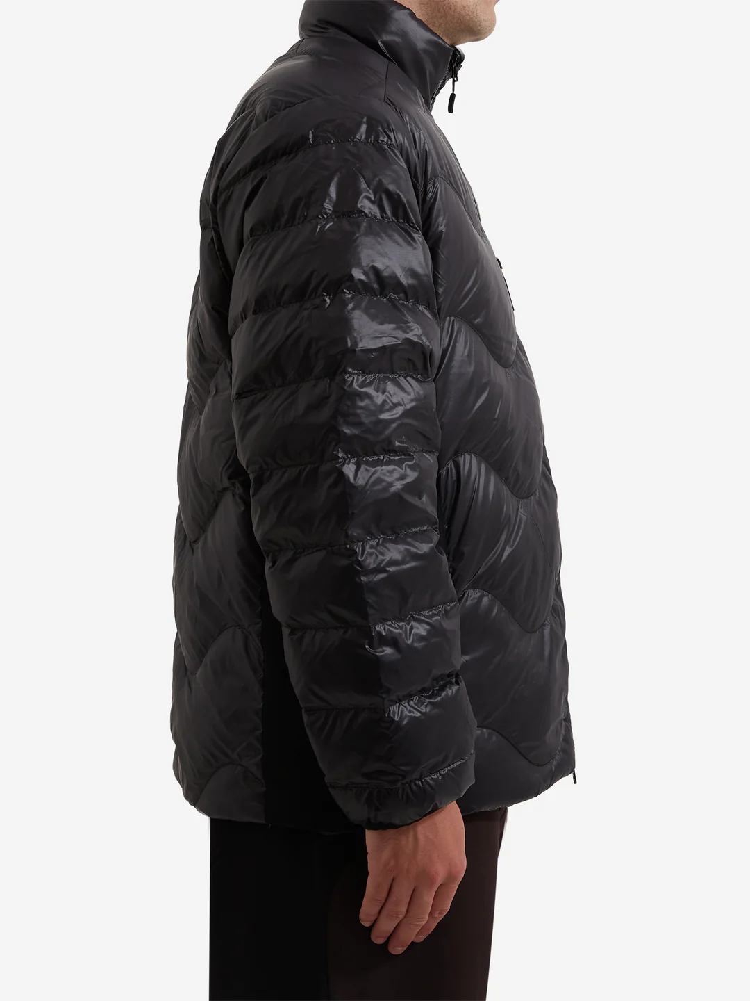 PURPLE MENS MOUNTAIN OBSERVATORY WAVES LIGHT PUFFER JACKET