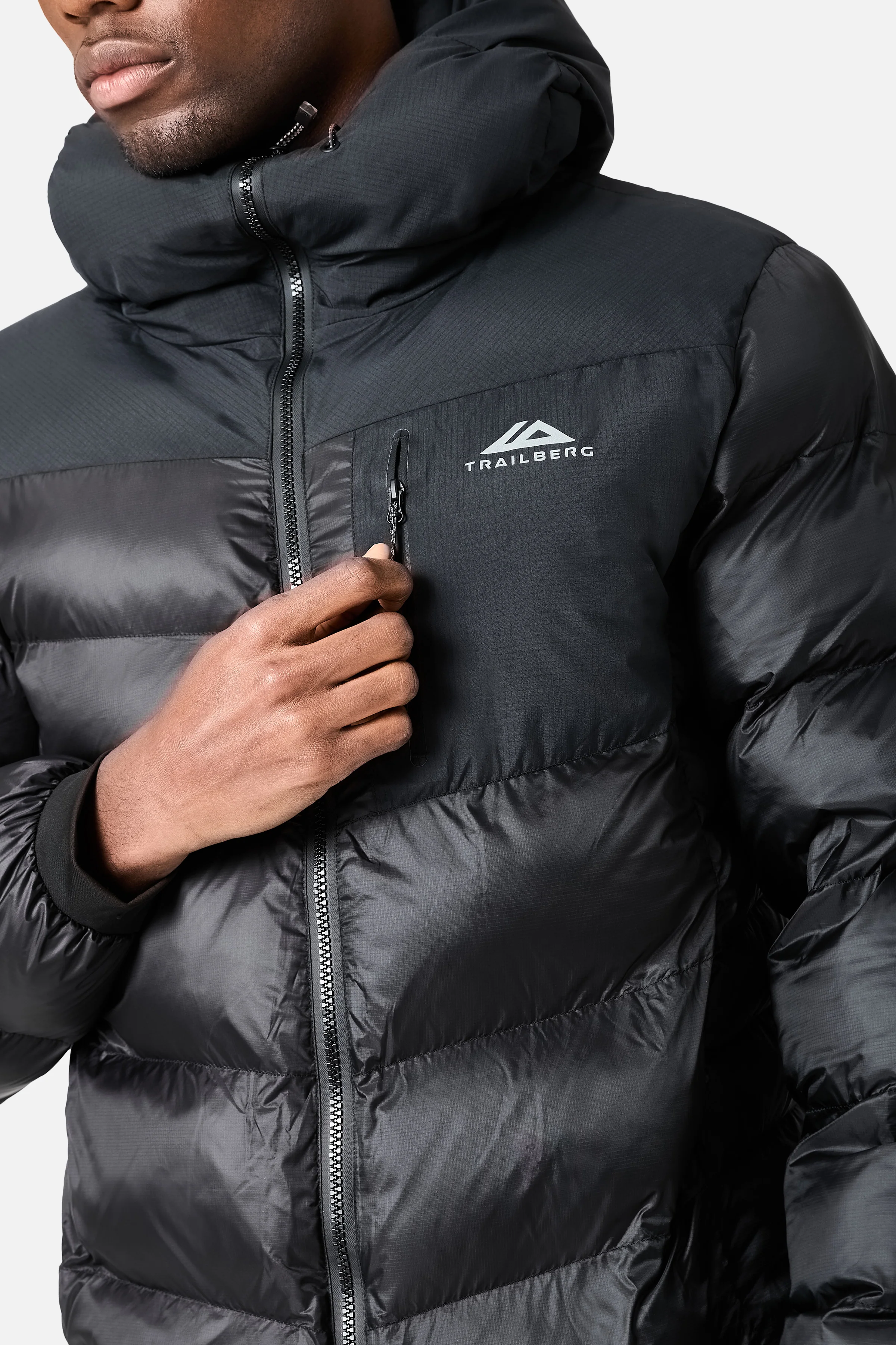 TRAILBERG EIGER 700F PUFFER - BLACK/ ASPHALT