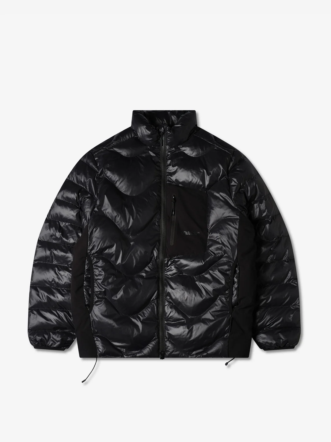 PURPLE MENS MOUNTAIN OBSERVATORY WAVES LIGHT PUFFER JACKET