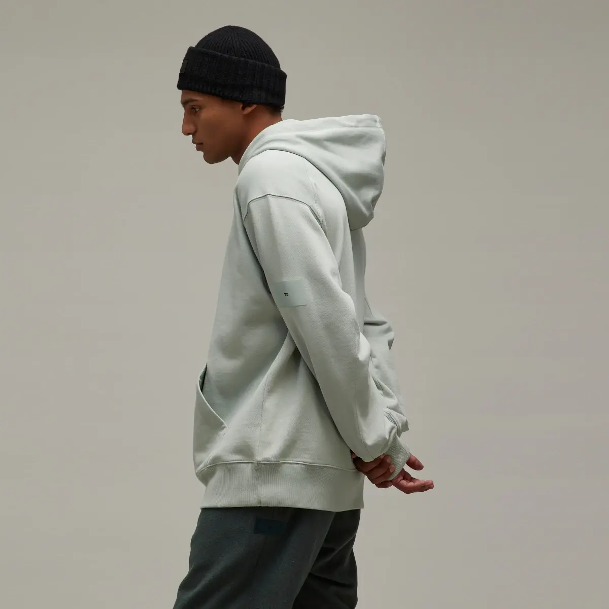 ADIDAS Y-3 UNISEX ORGANIC COTTON TERRY HOODIE