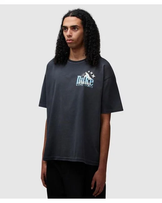DUKE + DEXTER SKI T-SHIRT   - WASHED BLACK