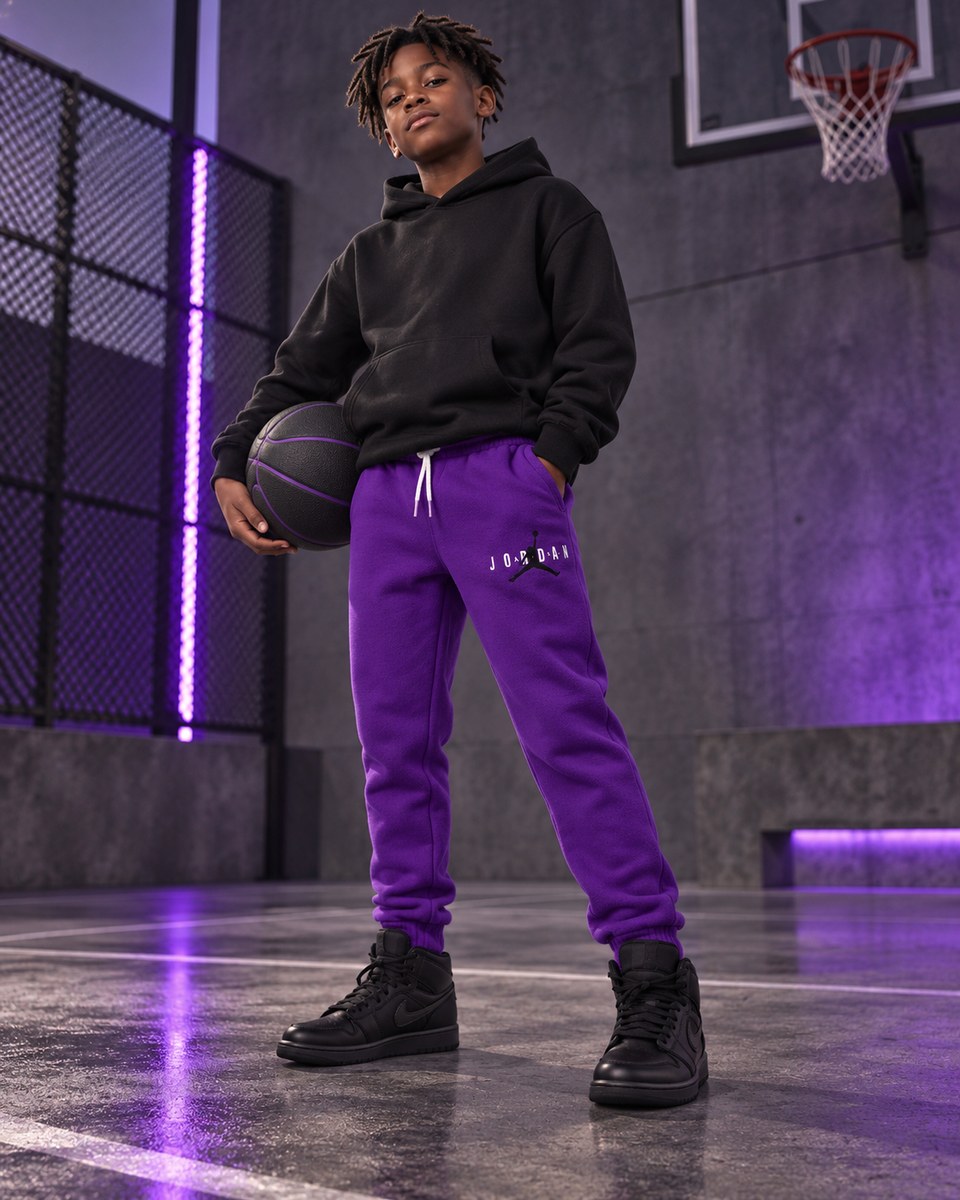 JORDAN JUMPMAN SUSTAINABLE PANT - PURPLE VENOM