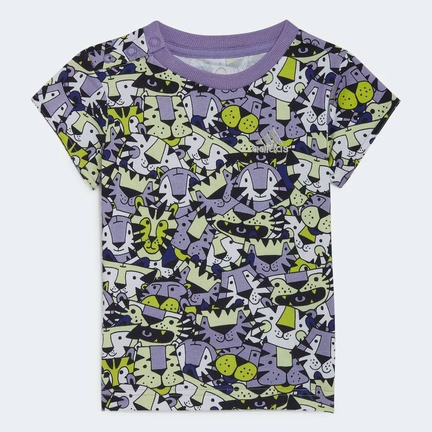 ADIDAS INFANT GIRLS SUMMER SET