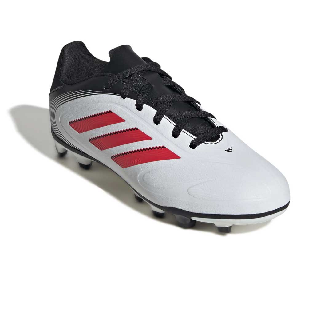 ADIDAS COPA PURE III CLUB FG/MG BOOTS JUNIOR - FOOTWEAR WHITE/LUCID RED/CORE BLACK