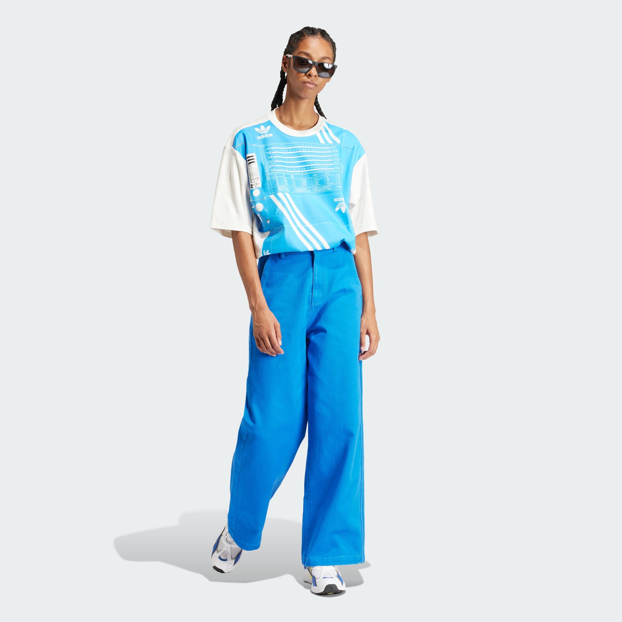 ADIDAS ORIGINALS X KSENIASCHNAIDER DECONSTRUCTED BOX TEE