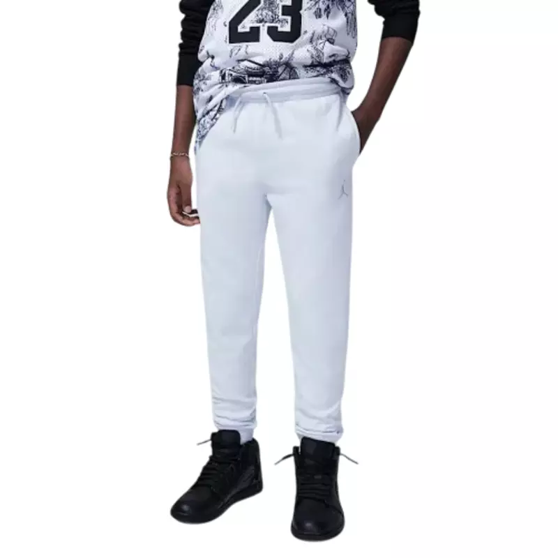 JORDAN BROOKLYN ESSENTIAL FLC PANT - PURE PLATINUM